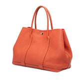 エルメス ガーデンパーティPM ハンドバッグ トートバッグ オレンジ ネゴンダ レディース HERMES 【中古】